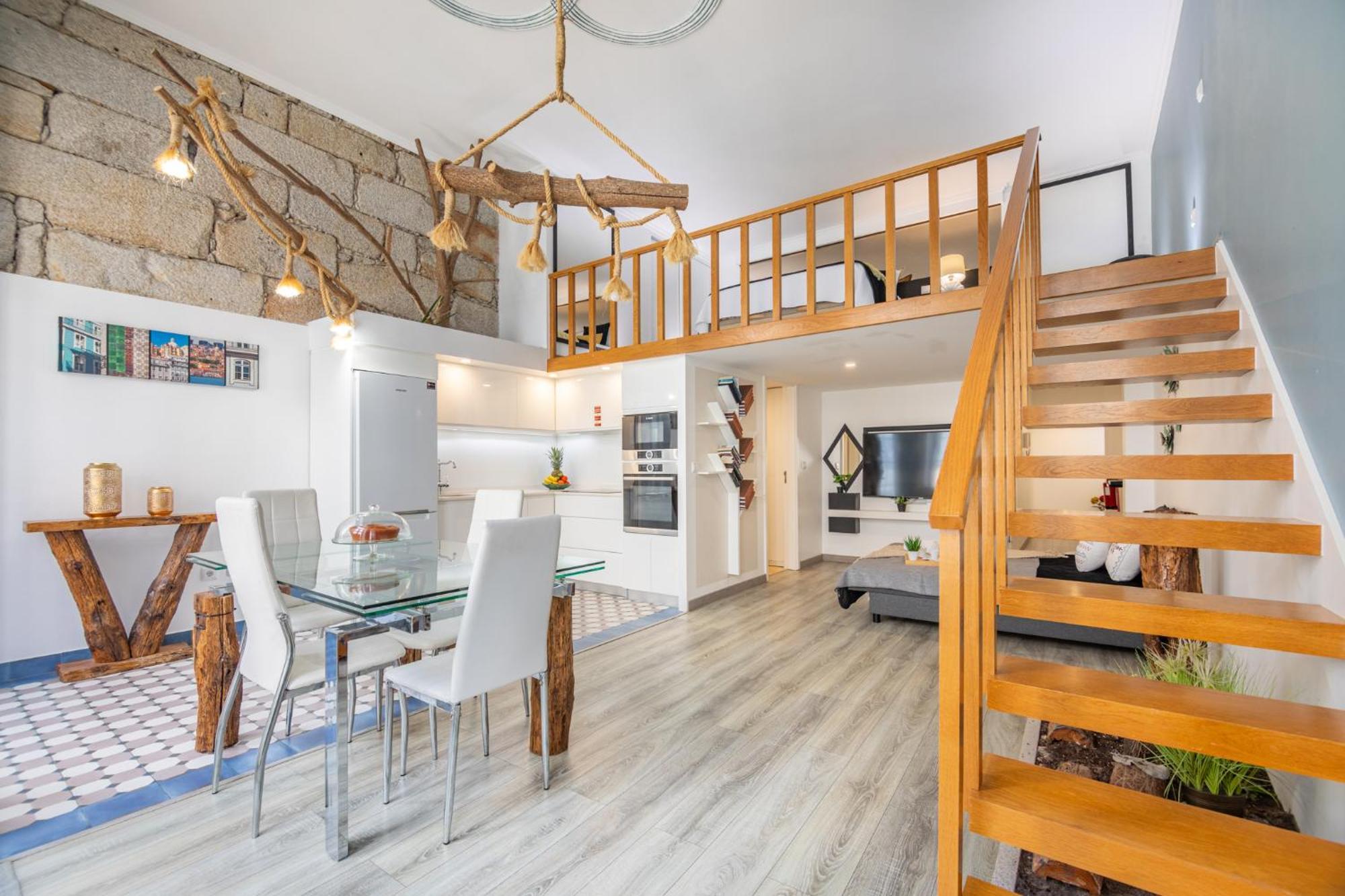 Appartamento Deluxe Spacious Flats W Mezzanine By Host Wise OOporto Esterno foto