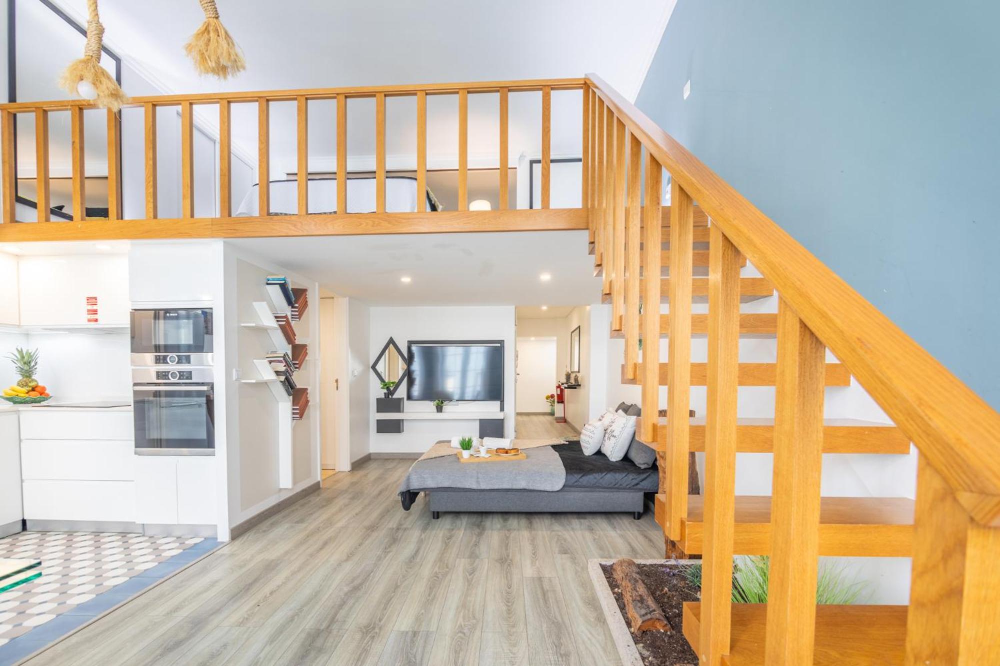 Appartamento Deluxe Spacious Flats W Mezzanine By Host Wise OOporto Esterno foto
